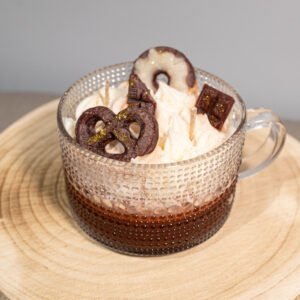 Chandelle gourmande au chocolat chaud