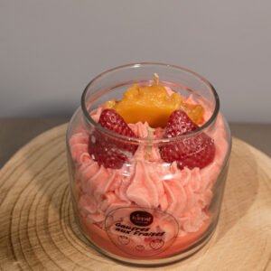 Bougie gourmande fraises & gaufres